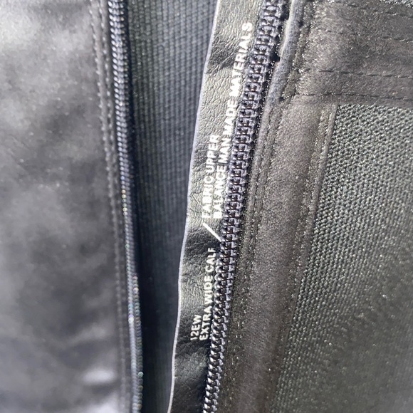 Dream Cloud Faux-Leather Black Casual Buckle Detailed Riding Boot Women Size 12 - Picture 15 of 16